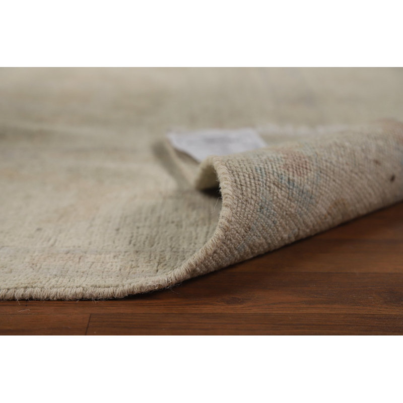 Tapis teint en laine Oushak Earth