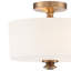 Plafonnier semi-encastré 2 lumières 12,5 po Nula-48425251