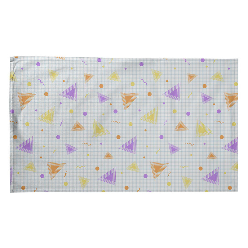Mcguigan Tea Towel Kitchen Towel, Poly Twill, Yellow/Orange/Purple