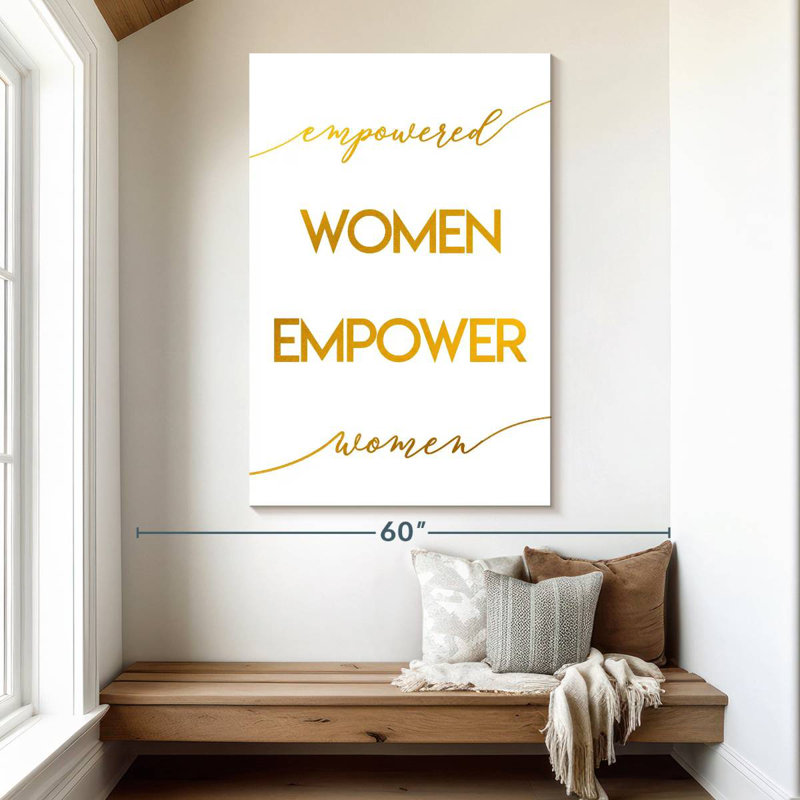Citation de Tergel Empowered Women, H 51 po x l 34 po