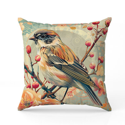 Coussin Berries and Birds