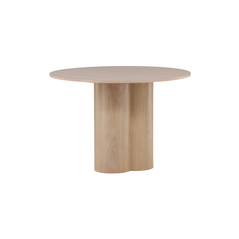 Round Dining Table, White