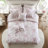 5 Pieces Full/Queen Comforter Set With Decorative Pillows