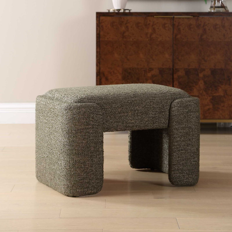 Petit banc Uttermost Angus Green Boucle