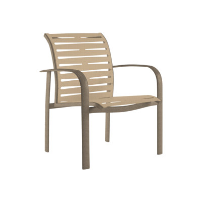 Laguna Beach EZ Span™ Premium All-Weather Wicker Outdoor Stacking Dining Armchair with Cushion