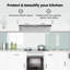 Vidaxl Kitchen Backsplash 2 Pcs Tempered Glass-128715786-128715797