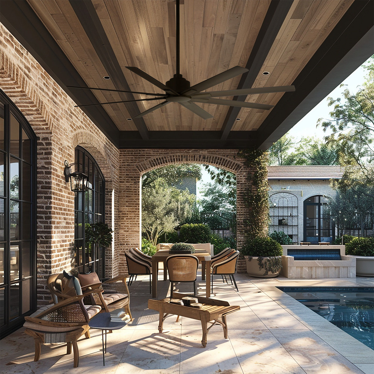 Xtreme Outdoor Smart Ceiling Fan, 65" Wide, Oil Rubbed Bronze