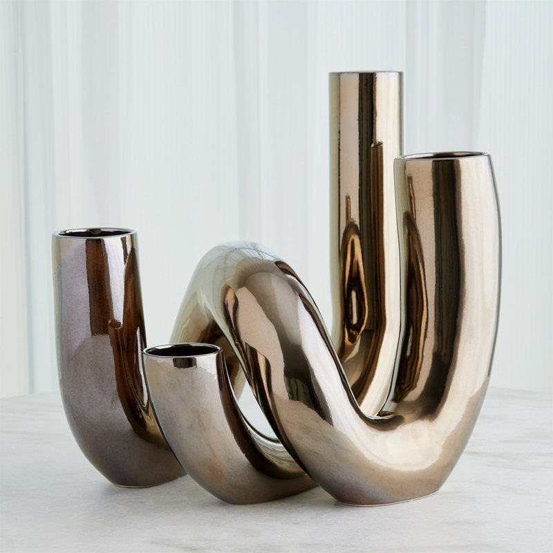 Cellentani Vase Set-Bronze