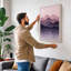 Mountains at Dusk Scandinavian - Wrapped Canvas-784752955-784753102