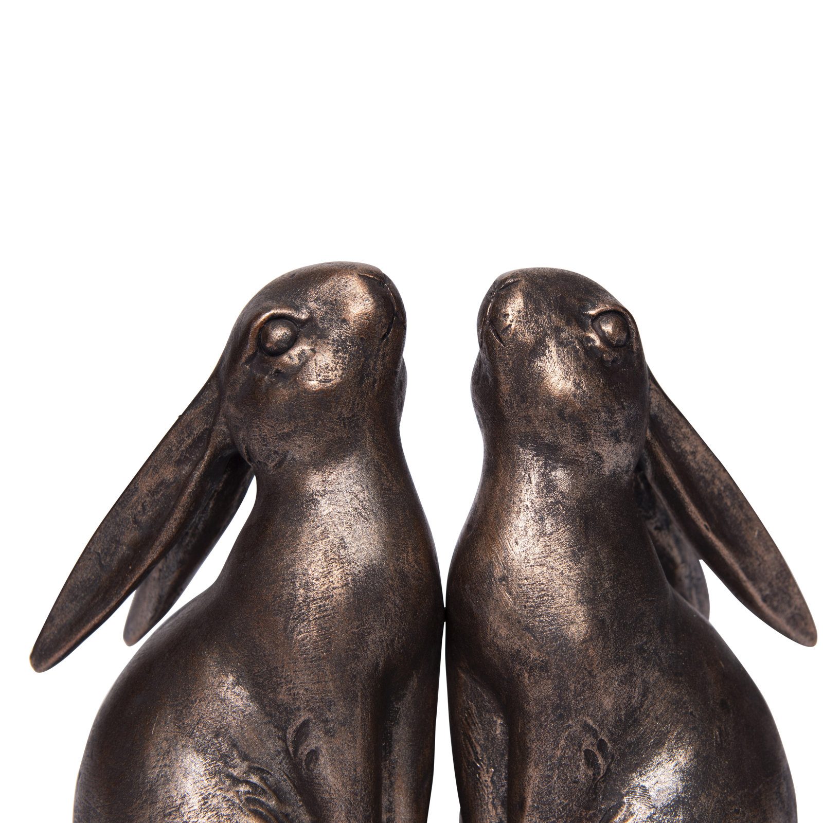 Bunny Decorative Bookends, Brown