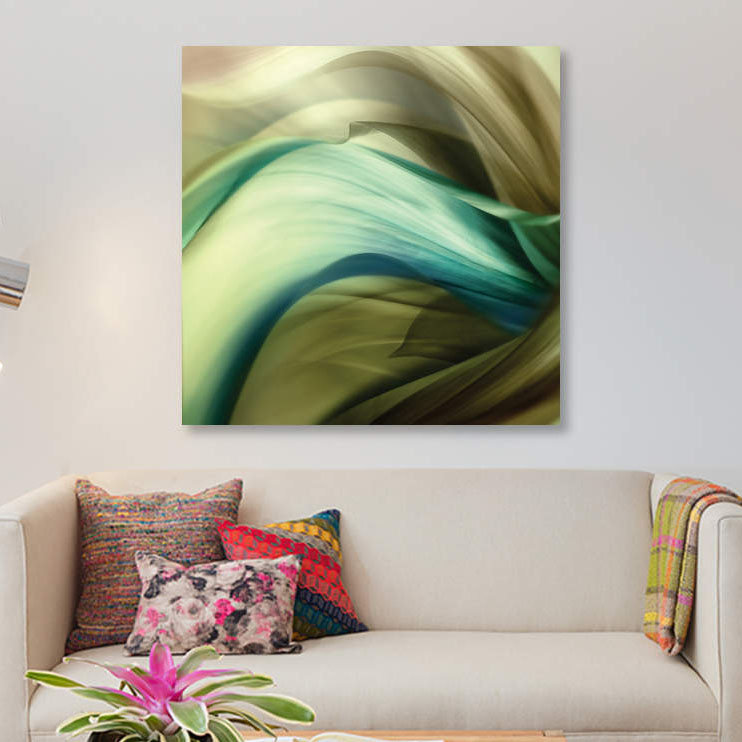 « splice », impression sur toile, H 37 po x l 37 po x P 1,5 po, Toile tendue, Pas de tapis