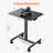 Mobile Standing Desk, Laptop Computer Cart, Height Adjustable Rolling Cart with Wheels, Small Rolling Desk for Home and Office-1098667870
