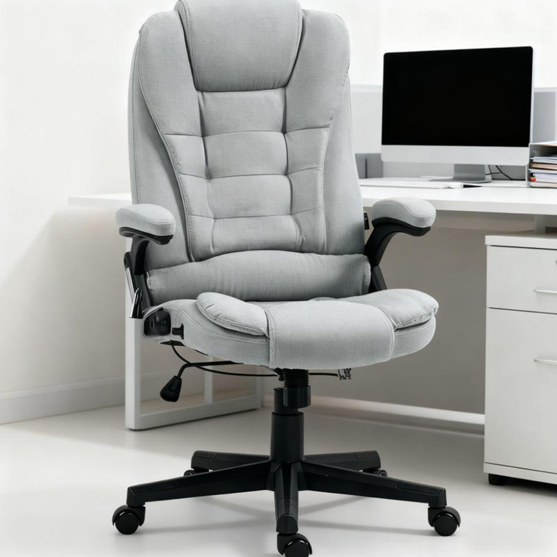 Fauteuil de bureau à haut dossier avec dossier inclinable, pour la maison et le bureau