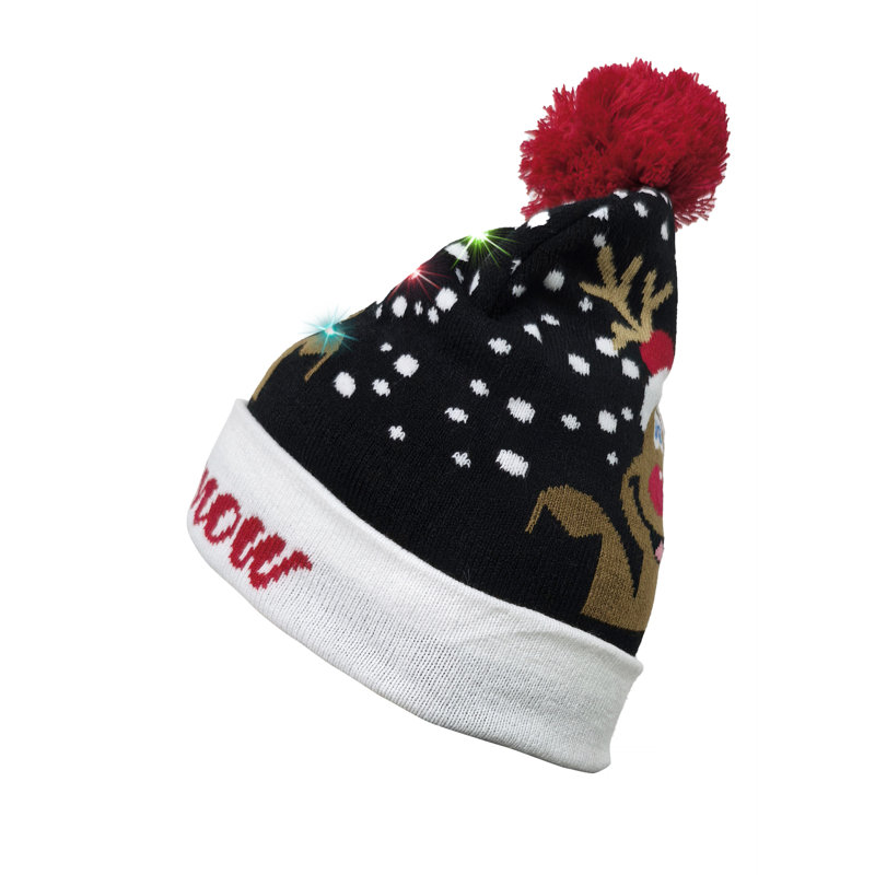 Light Up Christmas Festive Fun Let It Snow Hat