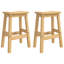 Counter Stool with Solid Wood Frame-2092081068