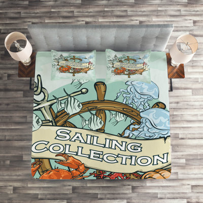 Sailing Coastal Coverlet