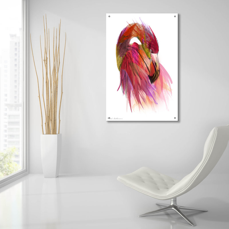 «Flamingo Colors 2» par Mark Ashkenazi, H 36 po x l 24 po x P 0,2 po