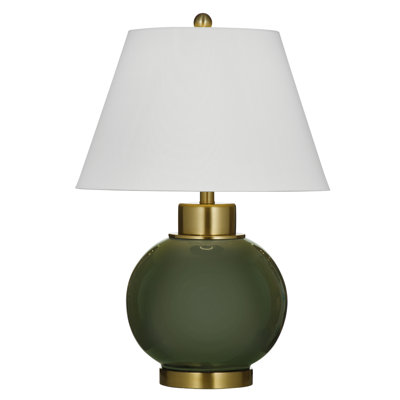Everett 24" Green Ceramic Table Lamp