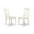 Linen White Finish Solid Wood Top - Dining Room Set with Dropleaf-1343273288