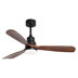Matte Black with Brown Blades