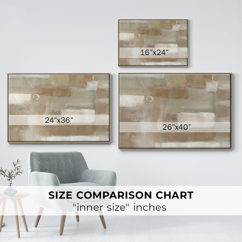 " Neutral Expression I ", Silver Framed, 27" H x 41" W x 2" D