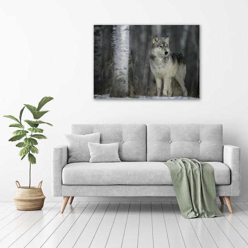 Gray Wolf - Wrapped Canvas Print