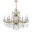 Lustre 9 lumières façon bougie avec détails en cristal Weekes-20319578-121874897