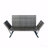 Outdoor Patio Bench, PE Wicker Side Foldable Backyard Conversation Bench