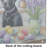 Decorating Easter Black Labrador Retriever Glass Cutting Board
