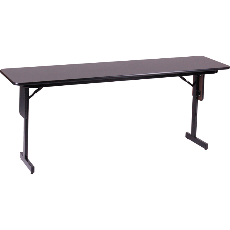72'' Rectangular Banquet Table, Black Granite