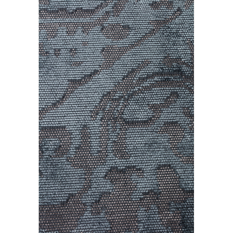 Rapture Gray/Blue Luxury Area Rug, Rectangle 7'10" x 11'2"