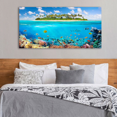 The Coral Reef - Wrapped Canvas Print