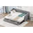 Versatile Expandable Upholstered Daybed With Two Storage Drawers, Ideal For Daily Use And Accommodating Guests In Any Room-94453487