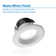 D-series 4.38" Remodel LED Retrofit Recessed Lighting Kit