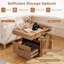 50cm W Manufactured Wood Bedside Table-1936115390