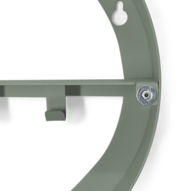 Spinder X BUDDE Steel Mirror, Green, 35 cm H x 35 cm W