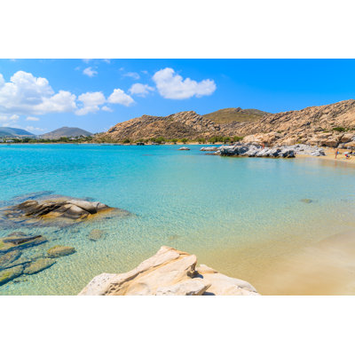Kolymbithres Beach by Pkazmierczak - Wrapped Canvas Print