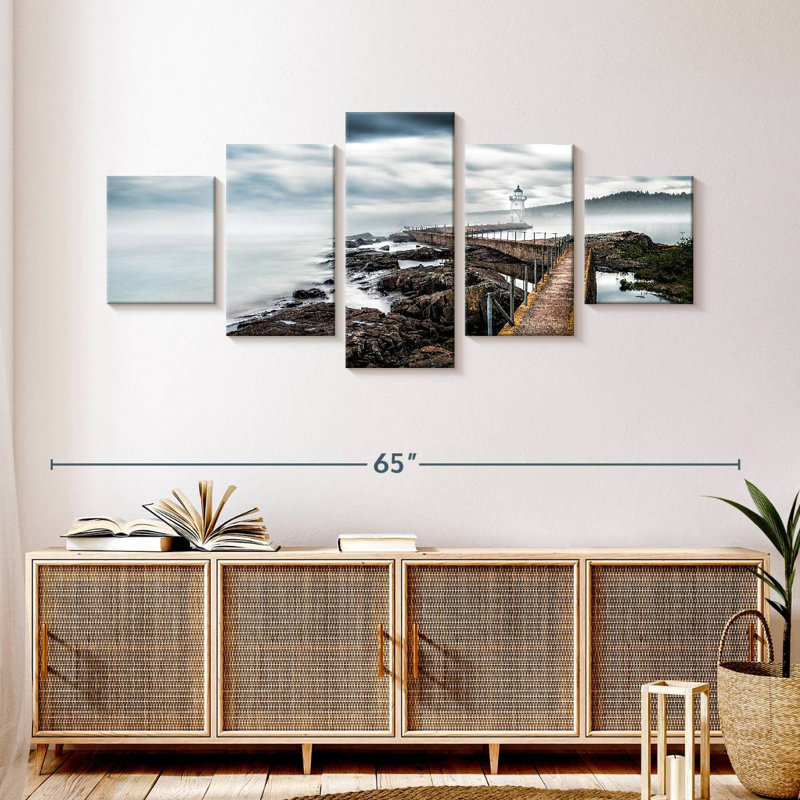 Grand Marais Lighthouse, 24" H x 55" W
