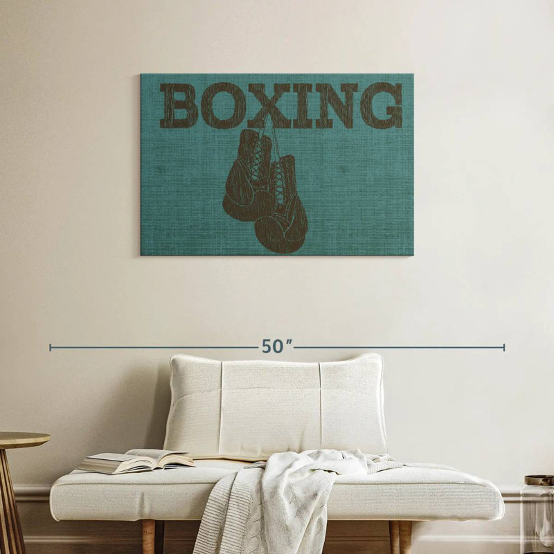 Sireci Boxing Typography, 24" H x 36" W
