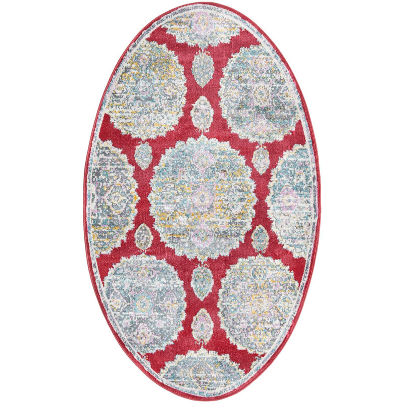 Oriental Indoor Rug, Oval 3'3" x 5'3"