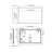 Black Aluminum Frame Lighted Bathroom Mirror-43159952