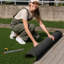 Gazon artificiel, tapis d'extérieur avec drainage, velours épais pour la terrasse, balcon, jardin