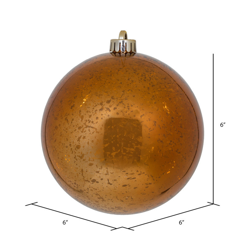 Ornement boule de mercure brillant, Cuivre