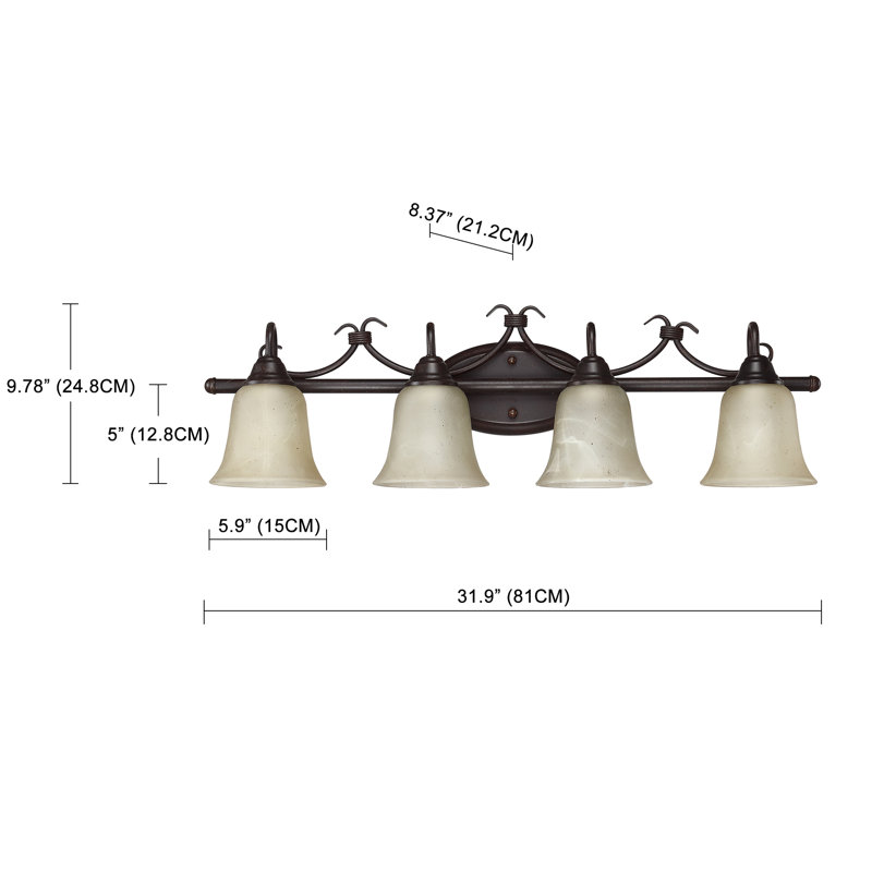 Folgert 4 - Light Dimmable Vanity Light