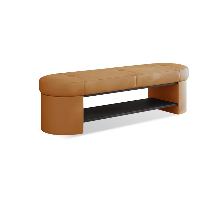 Banc avec revêtement, Orange