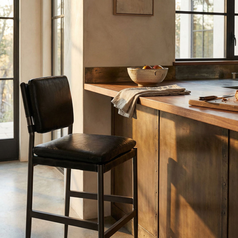 Wooster Bar Chair, Bar Stool (30" Seat Height)