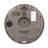 QXM380BRH Melodies In Motion Clock, Metallic Brown