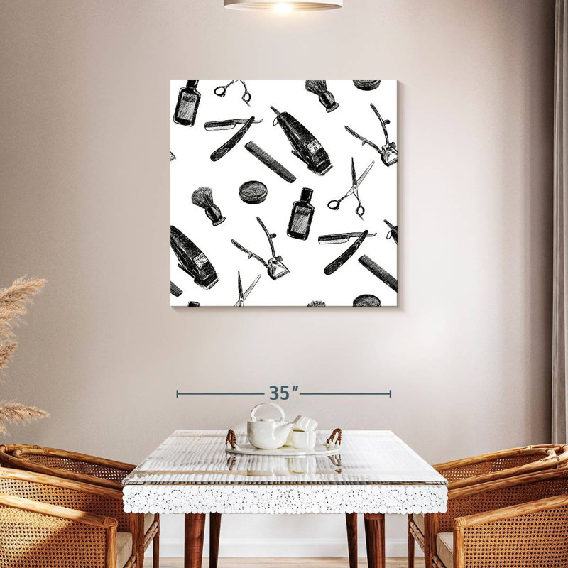 Shuttleworth Barber Pattern, 36" H x 36" W