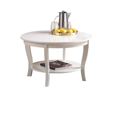 Carbin 30" Coffee Table with Shelf