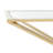 Fiorella 59.05'' Glass Top Console Table